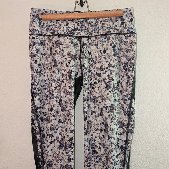 Victoria's Secret Star Purple Mesh Leggings - Picture 3 of 9